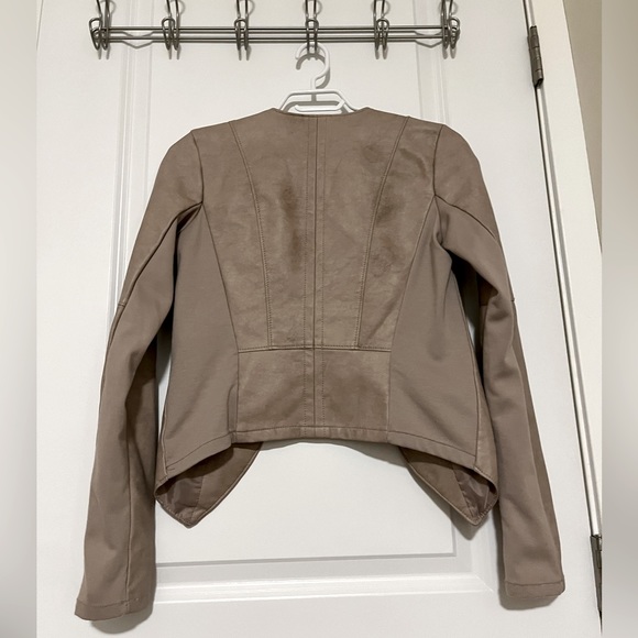 Dynamite Faux Leather Jacket dusty rose size XS - Picture 2 of 4